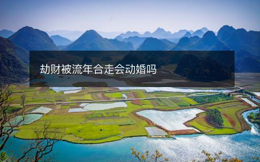 劫财被流年合走会动婚吗