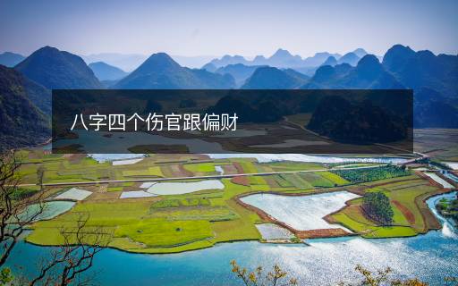 八字四个伤官跟偏财