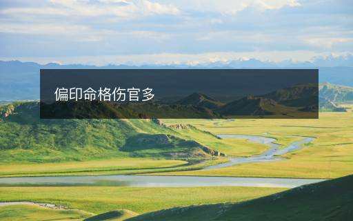 偏印命格伤官多 偏印命格伤官多