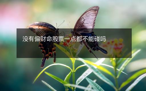 没有偏财命股票一点都不能碰吗