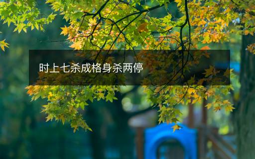时上七杀成格身杀两停