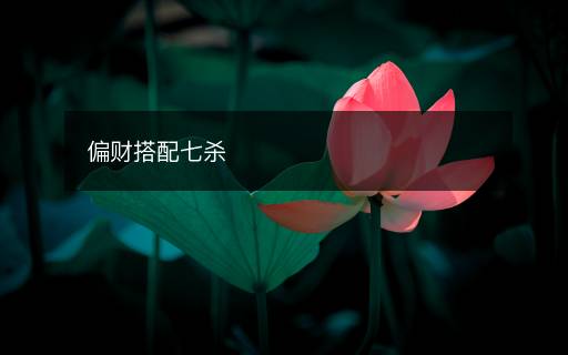 偏财搭配七杀