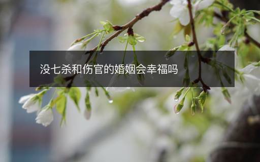 没七杀和伤官的婚姻会幸福吗