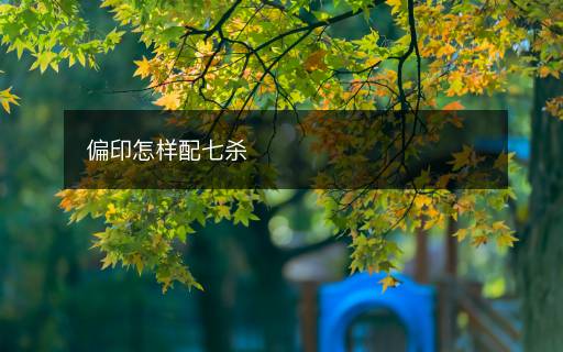 偏印怎样配七杀
