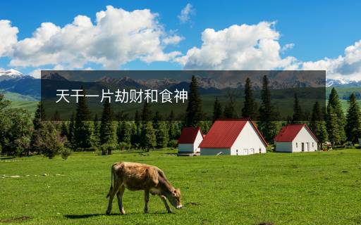 天干一片劫财和食神