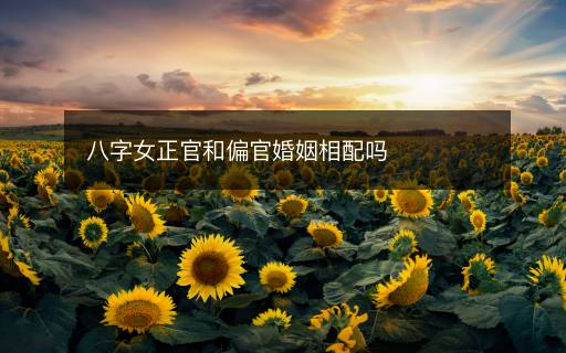 八字女正官和偏官婚姻相配吗